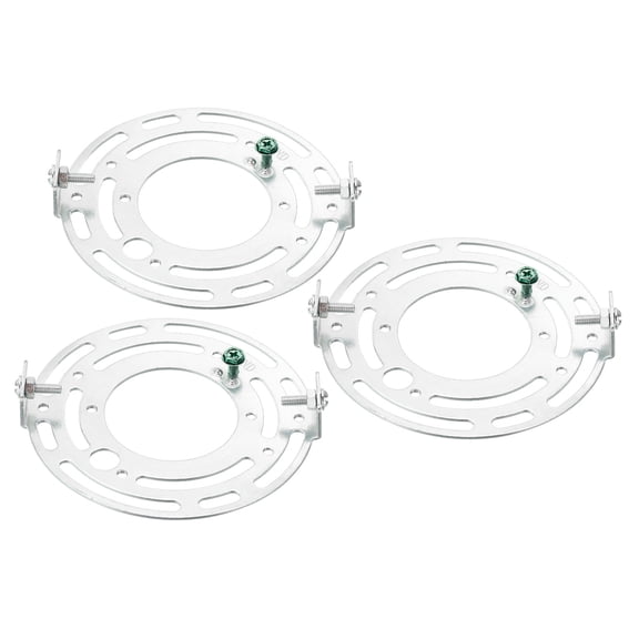 Uxcell 105mm (4.13") Universal Light Fixture Mounting Bracket Kit, 3set Light Crossbar Plate for Close To Ceiling Light