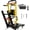 Black-Yellow, variant on Ecojoy Electric Stair Climbing Dolly, 900lbs Capacity Stair Climbing Hand Trucks, 1200W Powered Electric Dolly for Stairs, with Folding Handle & Pneumatic Wheels & 4M Safety Rope