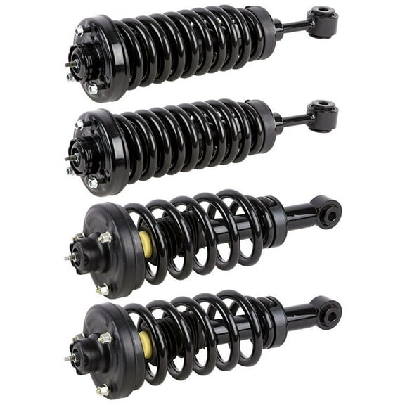 Front Rear Shock Strut Spring Set For Ford Expedition & Lincoln Navigator 2003 2004 2005 2006 w/o Air Suspension - BuyAutoParts