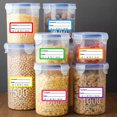 thumbnail image 3 of Autocollants de Stockage Alimentaire, Étiquettes de Rotation pour Réfrigérateur, Étiquettes de Contenu Inscriptibles 2x1 Pouce 420 Pcs par Paquet, 3 of 4