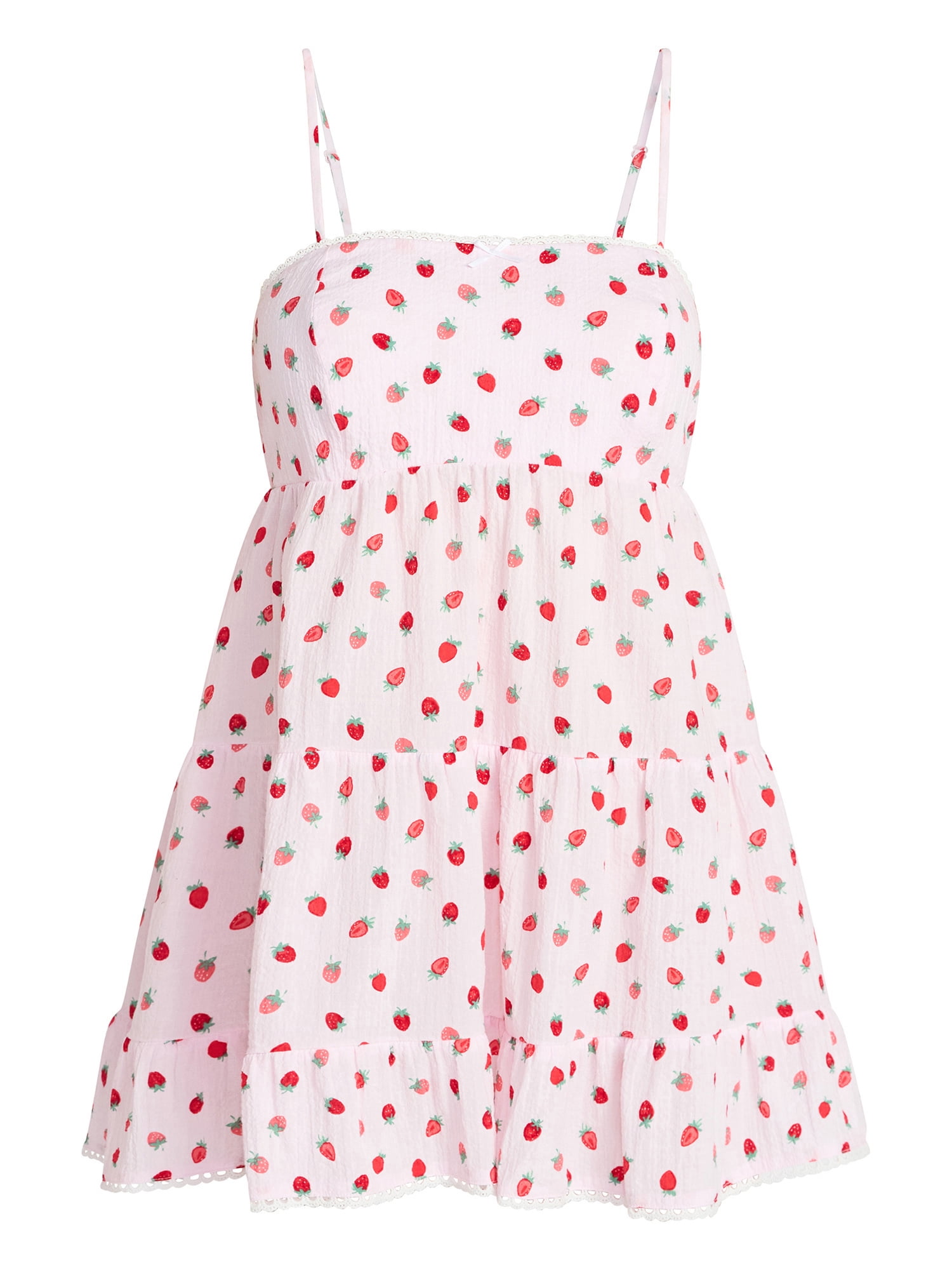 No Boundaries Woven Babydoll Sleep Dress, Women's Size XS - XXL