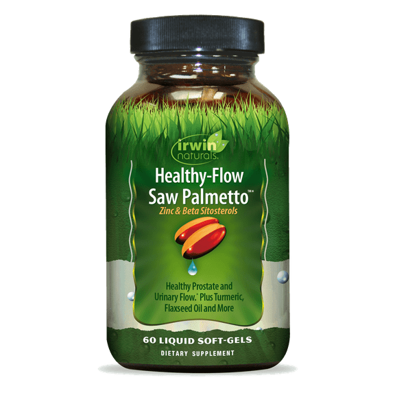 Irwin Naturals Healthy-Flow Saw Palmetto - 60 Liquid Soft-Gels
