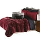 thumbnail image 1 of Cobertor Pachicalientito Shaggy Vino Matrimonial Colchas Concord 180x220 cm, 1 of 5