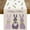 Violet + Lapin, variante sur Chemin de Table de Pâques Lapin Heureux Décorations de Printemps de Pâques pour Table Décoration de Fête à la Maison Intérieure 72 Pouces de Long