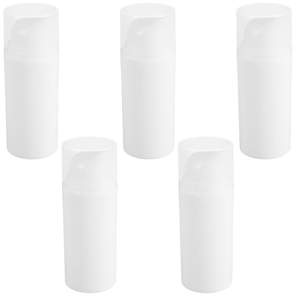 5pcs Refillable Lotion Container With Pump Dispenser Travel Bottles For Body Wash Shampoo Skincare Products Small And Portable Refillable Bottles 30ml