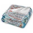thumbnail image 6 of Daughter Blankets from Mom Letter Printed Quilts Fleece Blankets Christmas Birthday Thanksgiving Flannel Soft Daughter Gift from mom(Mom, 60x50 in), 6 of 6