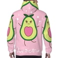 thumbnail image 5 of Bingfone Cute Avocado Men'S Drawstring Hoodie Long Sleeve Pocket Sweatshirts-Small, 5 of 9