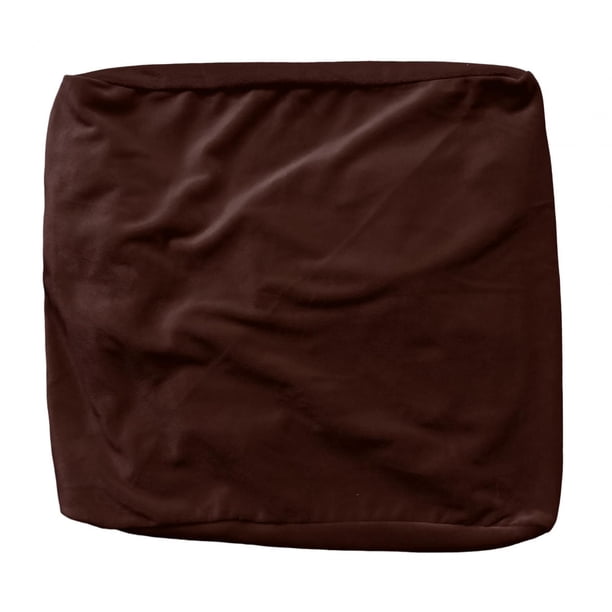 Funda otomana de alta elasticidad, protector de muebles para taburetes, base elástica, lavable Café oscuro