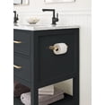 thumbnail image 2 of Amerock Monument Champagne Bronze Single Post Toilet Paper Holder, 2 of 8
