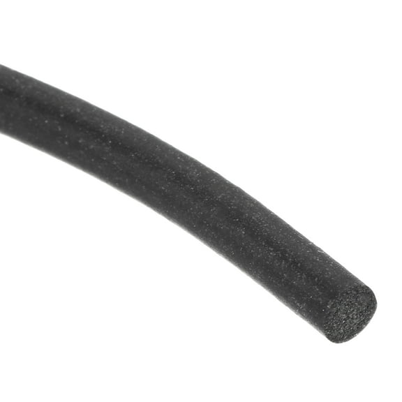 Uxcell Silicone Foam Seal Strip 3.5mm Dia 6.5m 21ft Sponge Rubber Cord Solid Black