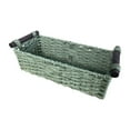 thumbnail image 1 of Cesta de almacenamiento rectangular, organizador de armario, cesto decorativo para frutas Verde, 1 of 9