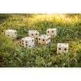 thumbnail image 4 of Triumph Big Roller 3.5" Wooden Lawn Dice with Scoreboard and Storage Bag, 4 of 8