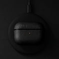 thumbnail image 4 of Earbuds Protective Case, Air Pods Pro Genuine Leather Case, Portable Shockproof Shell Dust/Dirt Proof Case for Air Pods Pro, Stylish Earbuds Protective Cover, Black, 4 of 7