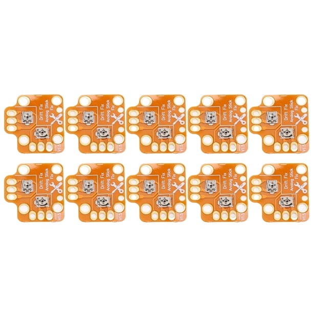 10 piezas de placa de reparación de deriva de joystick de Gamepad universal, modificación de reparación de deriva de joystick 3D para PS4, PS5 y XBOX Gold