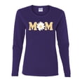 thumbnail image 2 of Wild Bobby, Mom Daisy Mother's Day Womens Graphic Long Sleeve Tee, Purple, Medium, 2 of 6