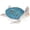 Blue and White, variant on White Angelfish Sculpture Tabletop Home Office Decor Ornament