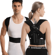 PANuYIN Posture Corrector for Men and Women,Spine and Back Support,Provides Pain Relief for Neck,Back,and Shoulders, Adjustable and Breathable Back Brace, Improves Posture and Provides Back Support, M