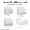 thumbnail image 7 of Evolur Convertible Crib Guardrail, Frost, 7 of 7