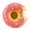Pink, variant on Donut Shaped Inflatable Drink,Holder Floating Beverage Coaster For Hawaii Themed Pool Parties Beach Bath Decor 7.28x7.28in (Brown)