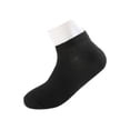 thumbnail image 3 of INSPIRE CHIC Calcetines de tobillo bajos de 10 pares para mujer, con pu?os elásticos y transpirables, color negro medio, 3 of 6