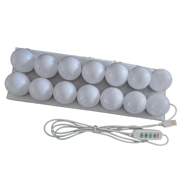 Espejo de tocador con luces, espejo de maquillaje, de brillo ajustables para decoración tocador, espejo , mejora del