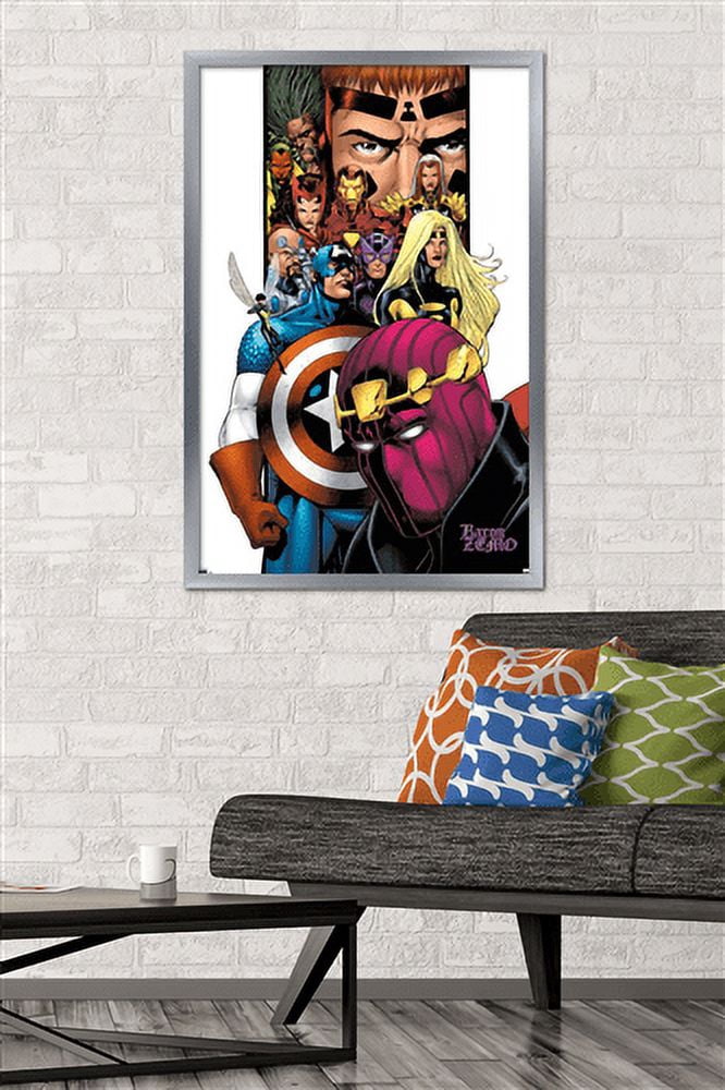 Marvel - Baron Zemo - Avengers/Thunderbolts #1 Wall Poster, 22.375" x 34", Framed