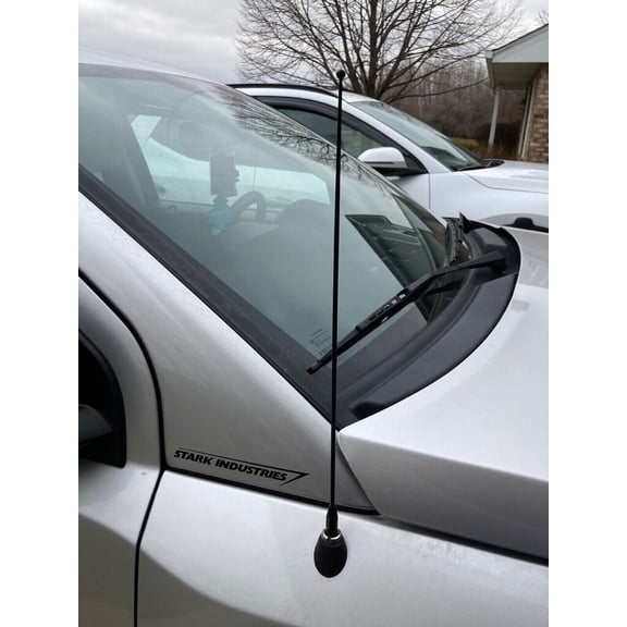 15" inch Black Stainless Antenna Mast Power Radio AMFM for JEEP COMPASS 2007-2017 New