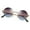 01-Gold Frame/Gradient Browm-Blue Lens, variant on KANASTAL Polarized Round Sunglasses for Women Men Circle Style Black Sun Glasses Hippie UV400 Protection Retro