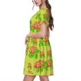 thumbnail image 2 of Lsque Cartoon Turtles 1 Print Women's Casual Dress T-Shirt Summer Short Sleeve Scoop Neck Swing Dresses, 2 of 6