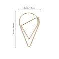 thumbnail image 2 of 10Pcs Paper Note Metal Clips Decorative Bills Clamp Dripping Shaped Pin Office Accessories, 2 of 8