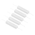 thumbnail image 1 of Unique Bargains 5 Pcs Résistances 10 Ohms, Kit de Résistance en Céramique 10W pour Adaptateurs Audio 5 %, 1 of 4