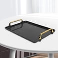 thumbnail image 4 of Serving Tray, Decorative Tray with Rounded Edges, Stable Bottom Ergonomic Grip for Beauty Salons, 4 of 7