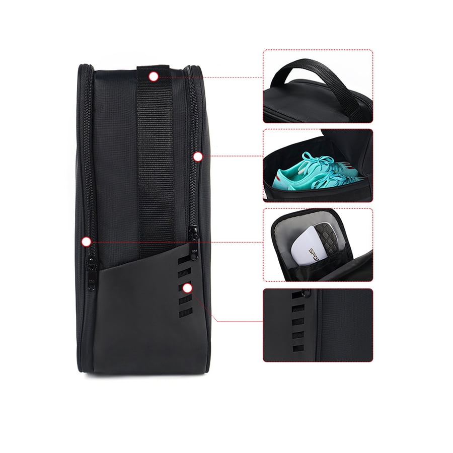 Ncheli Shoe Bag, Waterproof, Breathable, 1 Pair, Black, Average Size