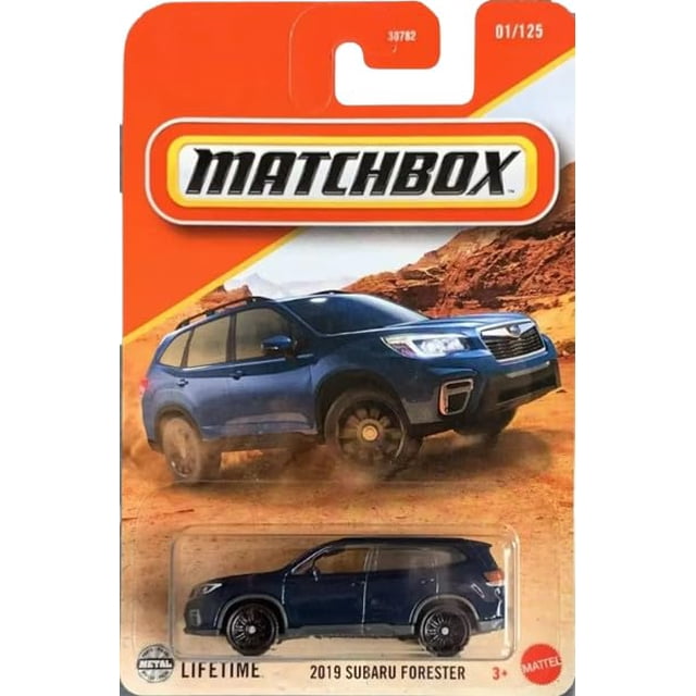 Auto de Juguete Matchbox Diecast Subaru Forester 2019 Azul 1:64