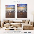 thumbnail image 4 of Elephant Stock Fort Lauderdale Beach Starfish Wall Art - Vertical Canvas Wall Art - Living Room Wall Decor - Animal Canvas - Gray And Beige Decor - 32" x 48", 4 of 8