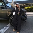 thumbnail image 2 of SUNBS Two Piece Sets for Women Matching Outfit Fall Hoodies Wide Leg Sweatpants Casual Lounge Sweatsuit Set, 2 of 9