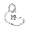 thumbnail image 1 of TIMIFIS Rings Knuckle Stacking Rings Women's Fashion Opening Ring Couple Ring Opening Letter Ring Jewelry Rings for Women;Teen Girls;Man - Summer, 1 of 1