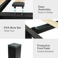 thumbnail image 4 of SIBEDS Full LED Bed Frame with Galaxy Projector, Charging Station, 52" Headboard & 2 Drawers, White, 4 of 9