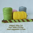 thumbnail image 4 of 400g Thick Chunky T Shirt Yarn Crochet For Knitting DIY Blanket Purse Carpet Handbag Crochet Cloth Thread Yarn Solid Color, 4 of 7