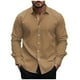 thumbnail image 2 of pstuiky Camisas casuales de manga larga para hombre, Camisa de manga larga con cuello estampado, informal y cómoda, para hombre. salir tops l, 2 of 5