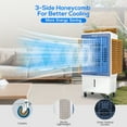 ACHAZEL 4,129 CFM Evaporative Air Cooler, 3Speed Portable Cooling Fan