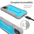 thumbnail image 5 of FITO For iPhone 11 Case, Phone Case with Screen Protector and Kickstand (Blue), 5 of 7