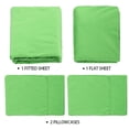 thumbnail image 7 of Marquess 4 Pieces Microfiber Flannel Sheet Set, Queen Size Dark Grey Color, Deep Pocket Beding Sheets, 7 of 7