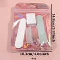 thumbnail image 3 of Disposable Nail Art Tool Kit, 15-Piece Short Buffing Blocks & Cuticle Sticks, Manicure Nail File Set (Solid Brush), 3 of 4
