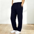 thumbnail image 2 of SJLDQY Boys' Baggy Sweatpants Elastic Waist Casual Trousers Solid Color Loose Fit Joggers with Pockets, 2 of 8