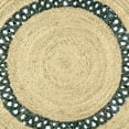 thumbnail image 6 of Oussum Hand Woven Natural Jute Area Rug Round Indoor Home Décor Area Runner Online, 6 of 6