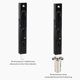 thumbnail image 5 of Accesorios de cerradura de puerta con toma de polvo para piso de cobre Keeper a prueba de polvo (Plata), 5 of 5