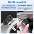 thumbnail image 6 of TEETHEORY Tire Pressure Monitoring System – Solar Wireless TPMS with 4 External Sensors, Real-Time LCD Display, Tire Pressure & Temperature Alerts, USB/Solar Charging, IP67 Waterproof for SUV/Truck, 6 of 11