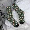 thumbnail image 5 of Bingfone Compression Socks for Women and Men Long Socks for Running Athletic Cycling Nurse- Festive Forest Friends, 5 of 6