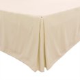 thumbnail image 1 of Pleated Bed Skirt Classic Tailored Styling Dust Ruffled Hotel, 1 of 8
